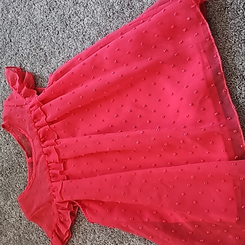 ⚡️🚸Wonder Nation Pink Ruffle Blouse